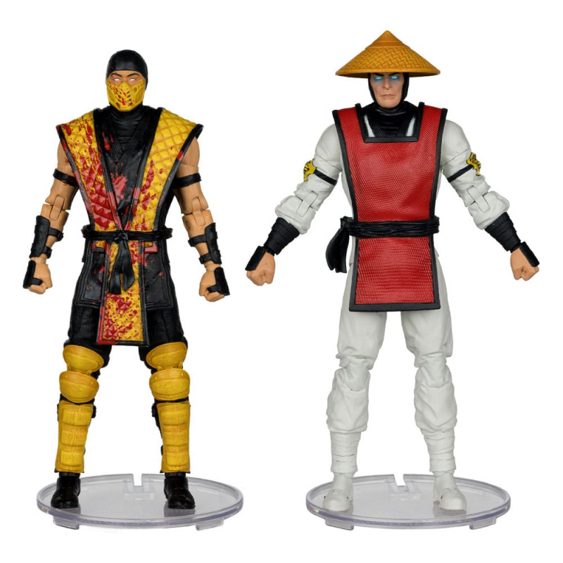 Mortal Kombat Action Figure 2-Pack Scorpion vs. Raiden (Klassics) 18 cm