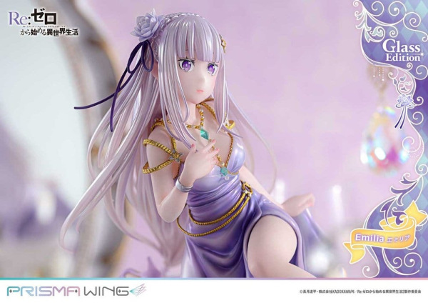 Re:Zero Prisma Wing Statue 1/7 Emilia Glass Edition 29 cm 12