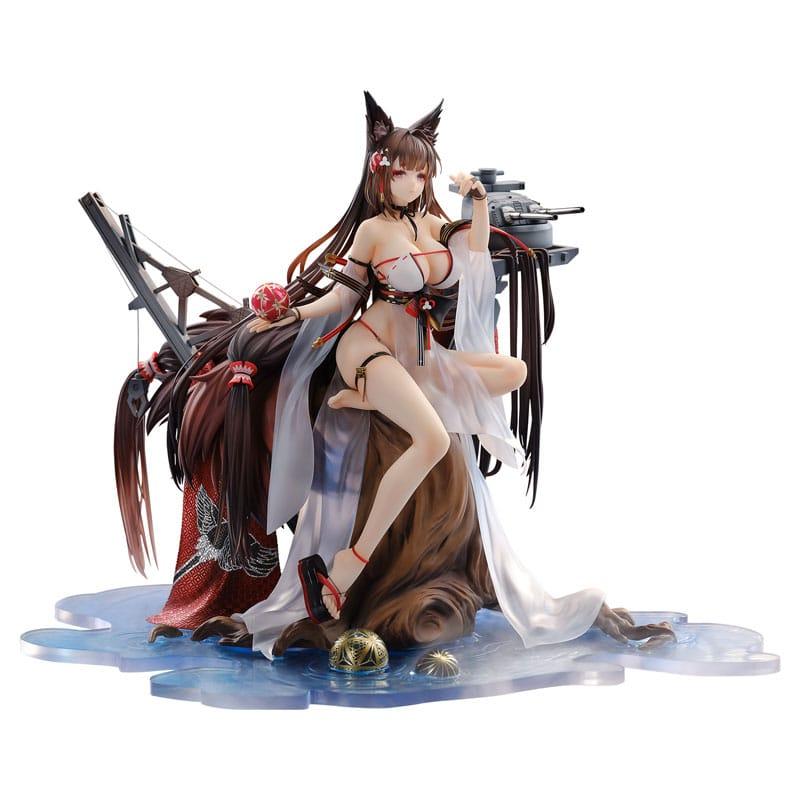 Azur Lane PVC Statue 1/7 Amagi Wending Waters Serene Lotus Ver. Acrylic Special Edition w/Display 25