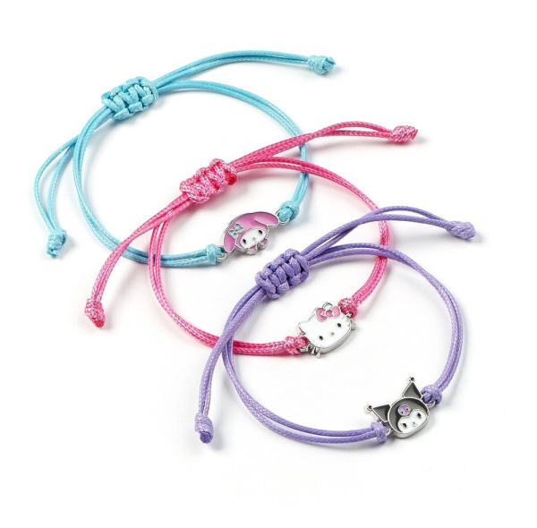 Sanrio Bracelet 3-Pack Hello Kitty, Kuromi and My Melody 1