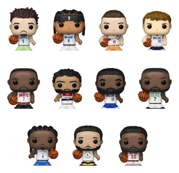 NBA Bitty POP! Vinyl Figure Display (24) PDQ 2,5 cm 2