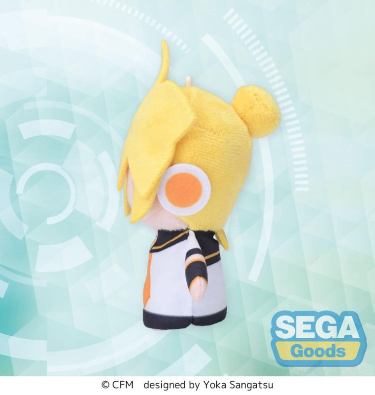 Kagamine Rin & Len Fuwa Petit Plush Figure Kagamine Len Finger Mascot 10 cm 1