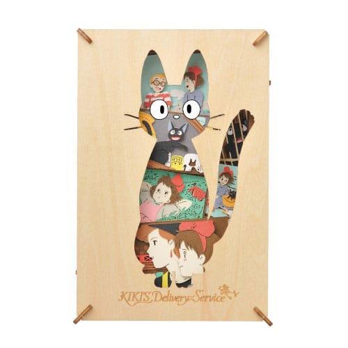 Kiki's Delivery Service Paper Model Kit Paper Theater Wood Style Silhouette Jiji