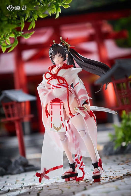 Combat Priestess Action Figure 1/12 Sakura Uefuji 15 cm 5