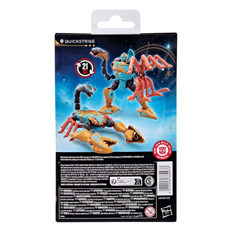 Transformers Age of the Primes Deluxe Class Action Figure Quickstrike 14 cm 1