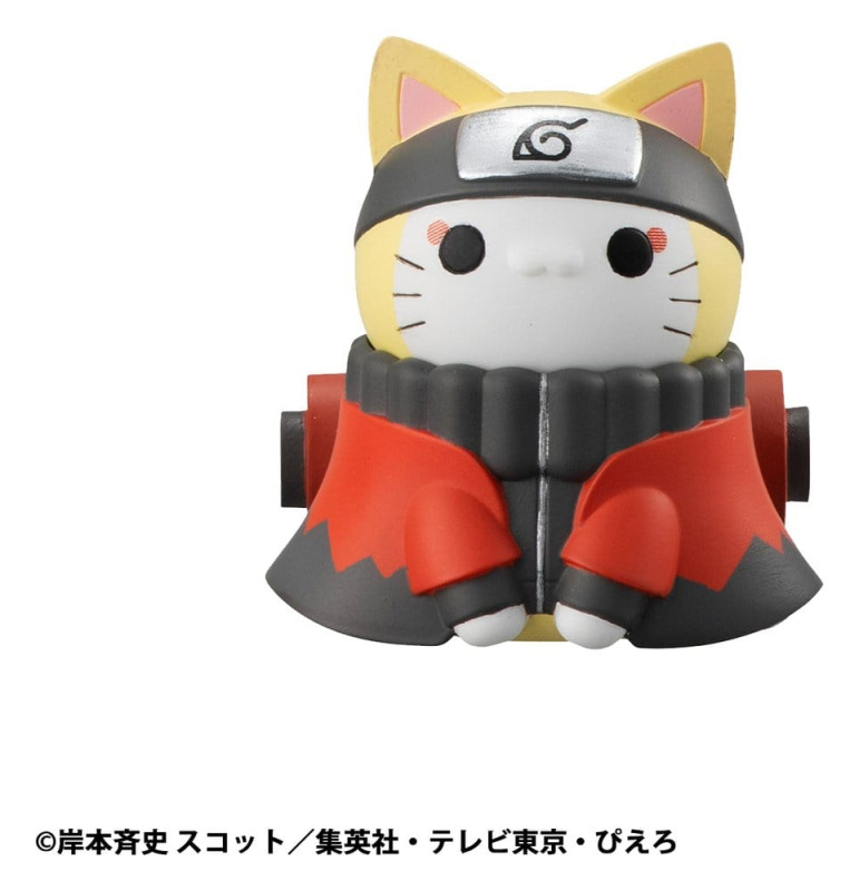Naruto Shippuden Mega Cat Project Trading Figure Defense Battle of Village of Konoha! 3 cm Nyaruto! 1
