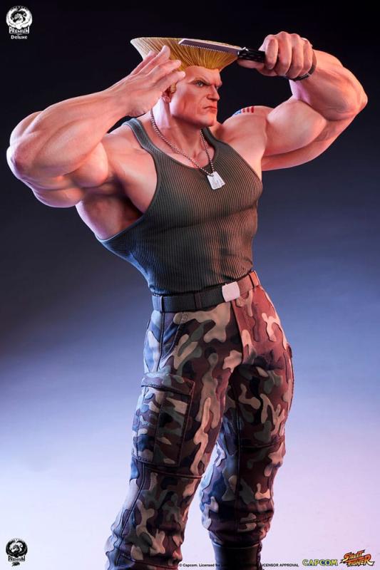 Street Fighter 6 PVC Statue 1/4 Guile Deluxe Edition 50 cm 3