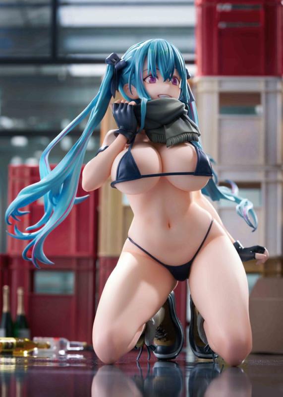 Original Illustration PVC Statue 1/7 Warehouse Aoko Illustration by FreeStyle AmiAmi Limited Edition 3