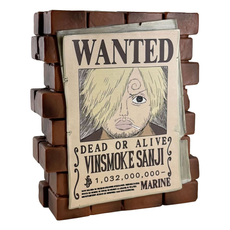 One Piece Coin Bank Sanji Wanted 2