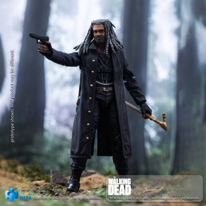 The Walking Dead Exquisite Mini Series Actionfigur 1/18 Ezekiel 11 cm 3