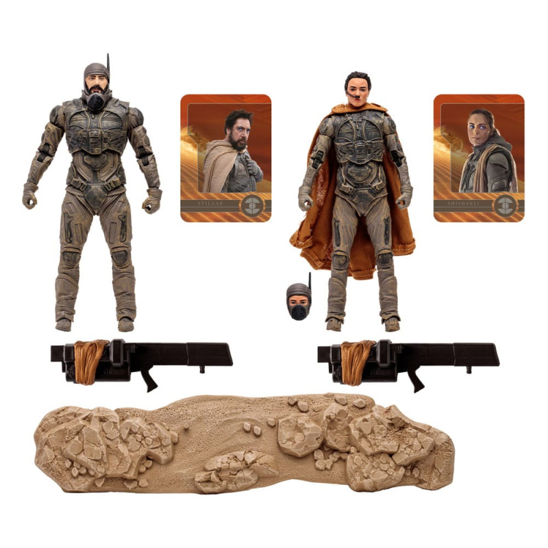 Dune: Part Two Action Figure 2-Pack Stilgar & Shishakli (Gold Label) 18 cm 2