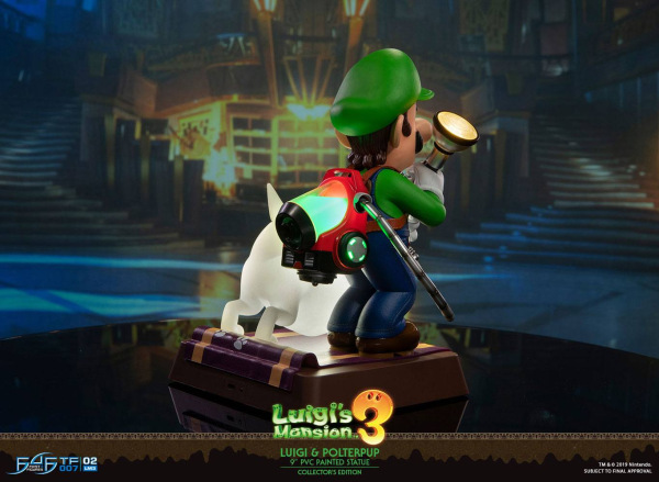 Luigi's Mansion 3 PVC Statue Luigi & Polterpup Collector's Edition 23 cm 3