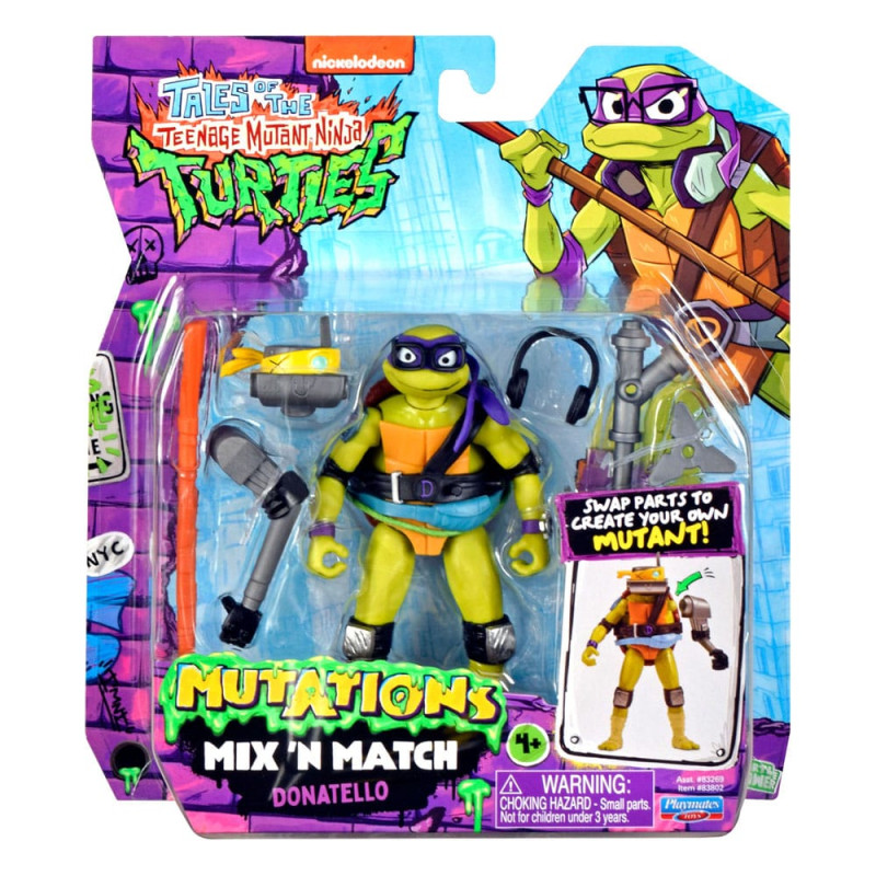 Tales of the Teenage Mutant Ninja Turtles Mix 'n Match Action Figure Donatello 12 cm 1