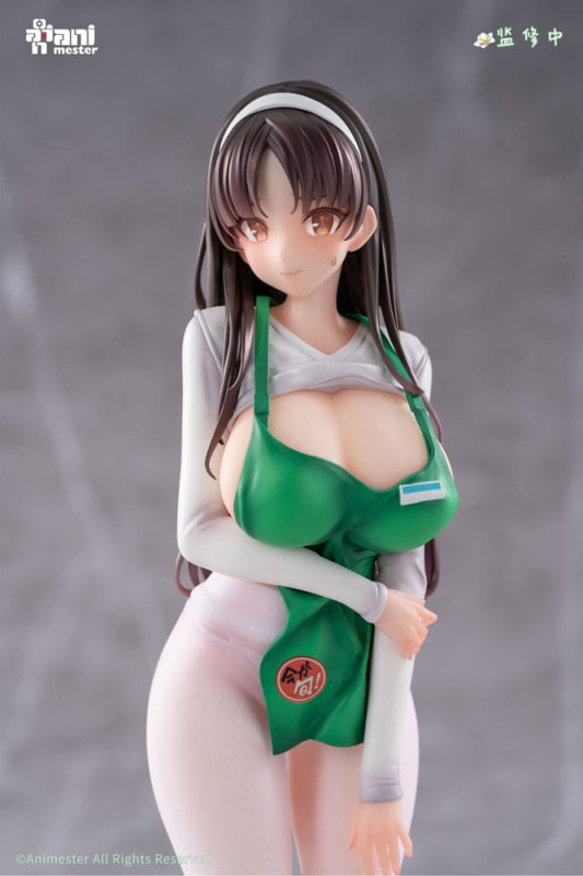 Original Character Statue 1/6 First Business! Mari Hanamiya the Gentle Shop Assistant illustration b 4