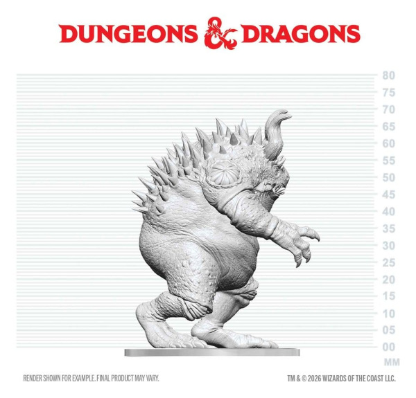 Dungeons & Dragons Nolzur's Marvelous Miniatures Unpainted Miniature Hezrou 17 cm 4