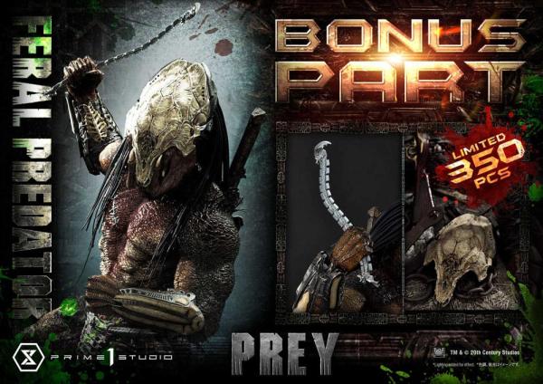 Prey (Movie) Museum Masterline Series Statue 1/3 Feral Predator Deluxe Bonus Version 89 cm 1