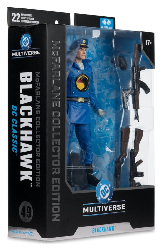DC Multiverse McFarlane Collector Edition Action Figure Blackhawk Collector Edition #49 18 cm 7