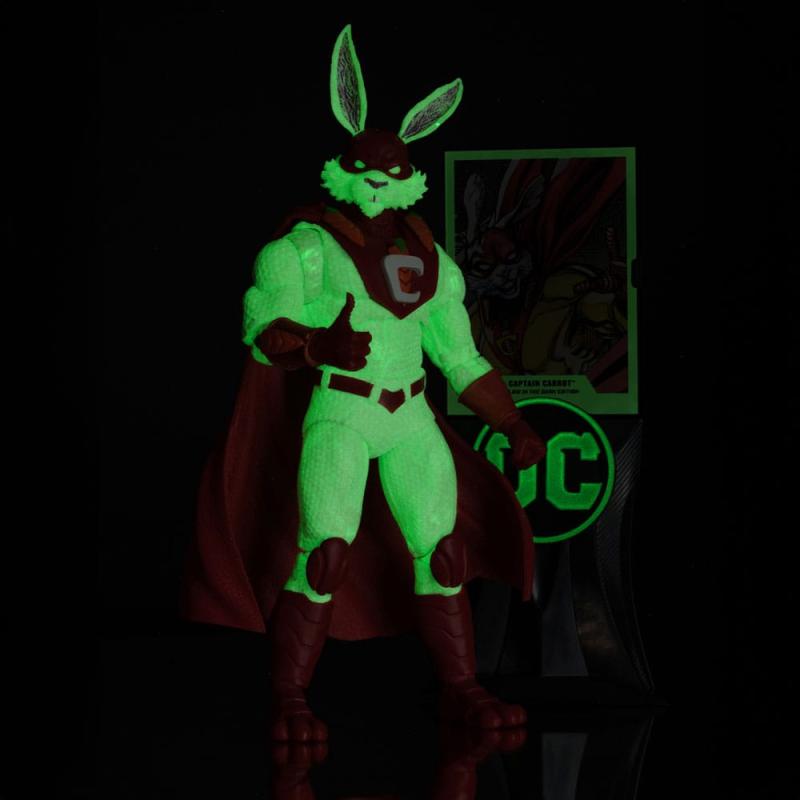 DC Multiverse Action Figure Captain Carrot (Justice League Incarnate) Glow In The Dark Edition (Gold 1