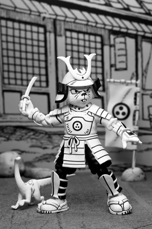 Usagi Yojimbo Action Figure Samurai Usagi Yojimbo (Black & White) 18 cm 8