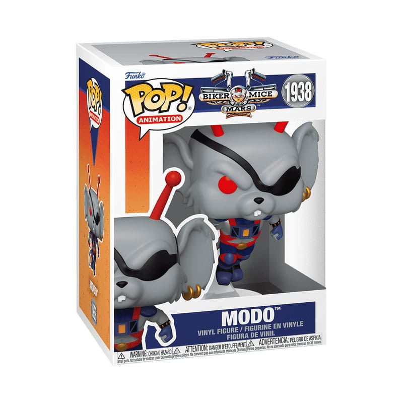 Biker Mice From Mars Pop! Animation Vinyl Figure Modo 9 cm 1