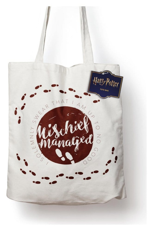 Harry Potter Tote Bag Marauders Map Cotton 1