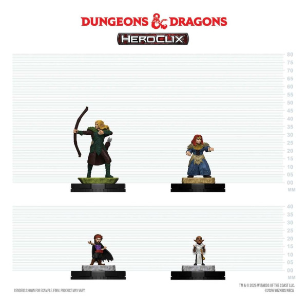 Dungeons & Dragons HeroClix 400: Figure Set Adventuring Party 1 1