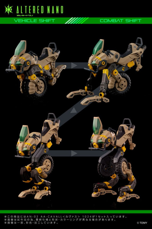 Altered Nano Action Figure AN-02 AA-CAVALL 1024 10 cm 1