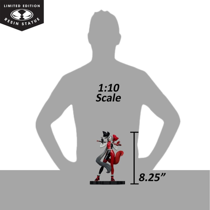 DC Direct Harley Quinn: Red, White & Black Statue 1/10 Harley Quinn by Alex Garner 21 cm 8