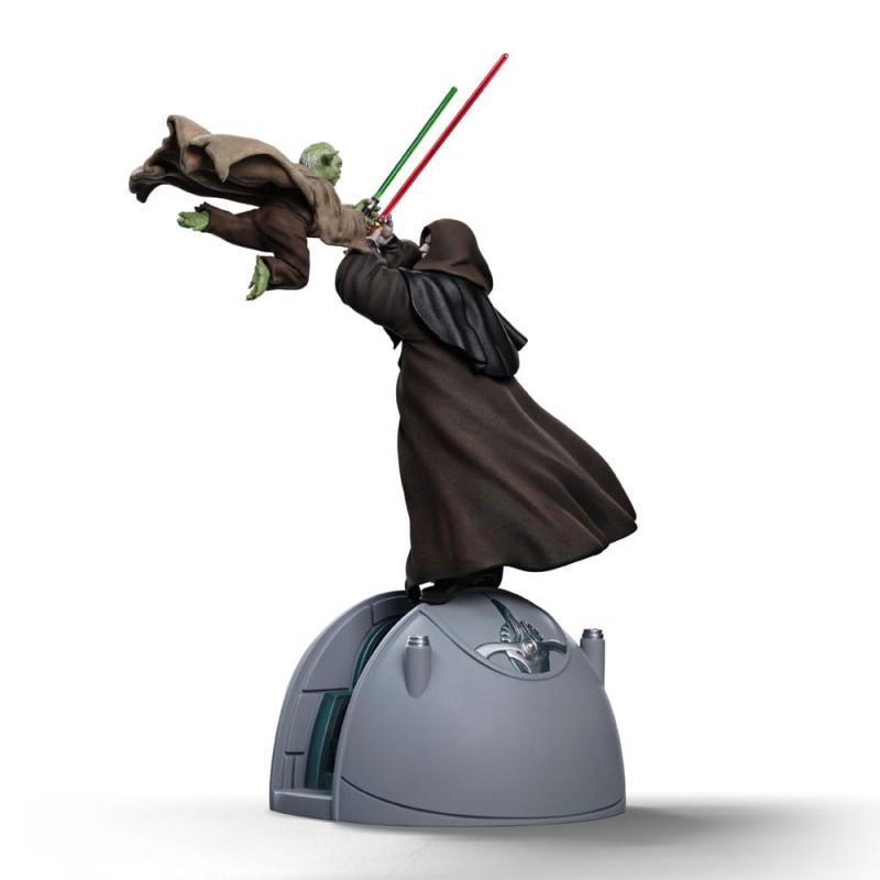 Star Wars Deluxe Art Scale Statue 1/10 Yoda vs Emperor Palpatine (CCXP Exclusive 2024) 31 cm 12