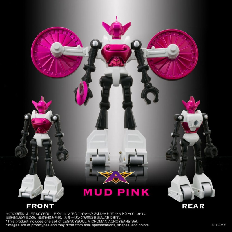 Microman Legacysoul Action Figure 3-Pack Acroyear 2 6