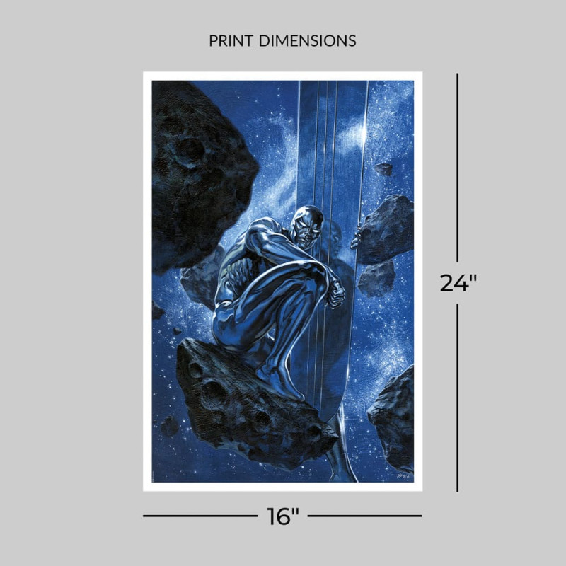 Marvel Art Print Silver Surfer: Ghost Light 61 x 41 cm - unframed 4