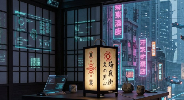 Cyberpunk 2077 Lantern 25 cm 2
