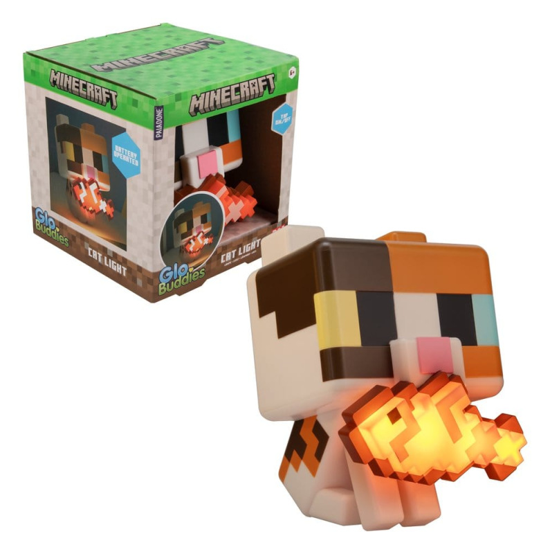 Minecraft GloBuddies Light Cat 15 cm 3