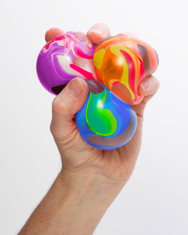 NeeDoh Squeeze Figures Marbleez Ball 7 cm Display (6) 6