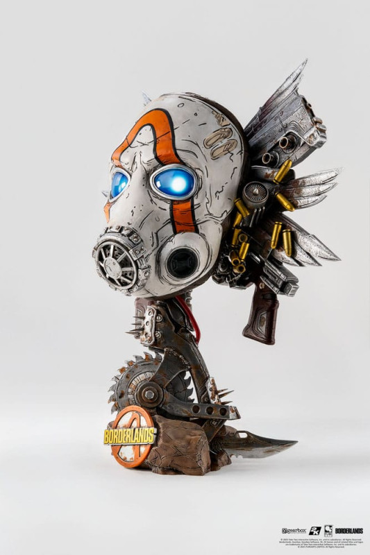Borderlands Replica 1/1 Scale Art Mask Psycho Bandit 46 cm 8
