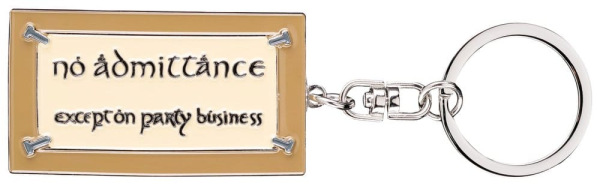 Lord of the Rings Keyring No Admittance Sign 6 cm 1