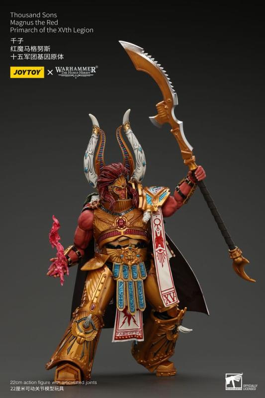 Warhammer The Horus Heresy Action Figure 1/18 Thousand sons Magnus the Red Primarch of the XVth Legi