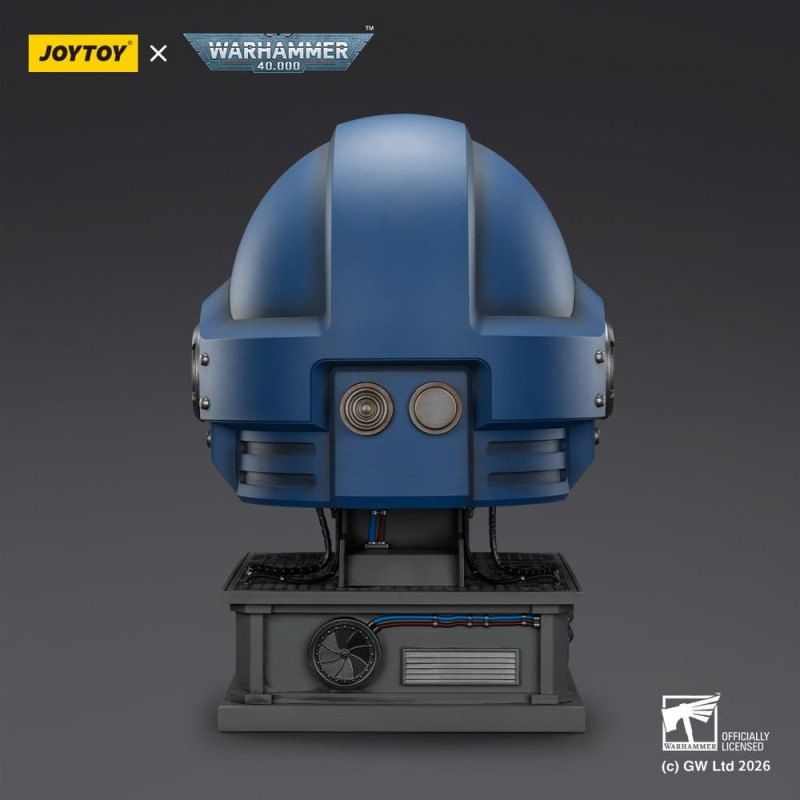 Warhammer 40,000 Captain MkX Helmet & Display Stand Ultramarines 44 cm 2