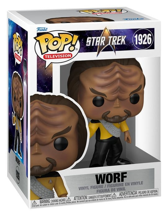 Star Trek TNG POP! Television Vinyl Figure Worf 9 cm 1