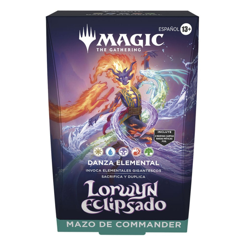 Magic the Gathering Lorwyn eclipsado Commander Decks Display (4) spanish 2