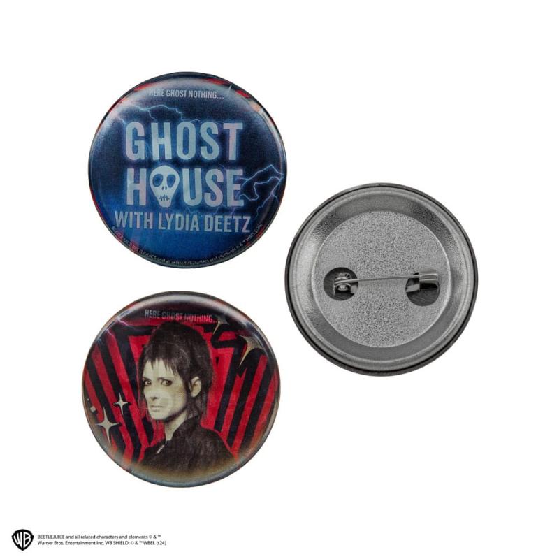 Beetlejuice Pin Badges 6-Pack