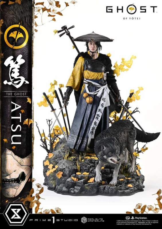 Ghost of Yotei Real Elite Masterline Statue 1/4 Atsu 59 cm 9