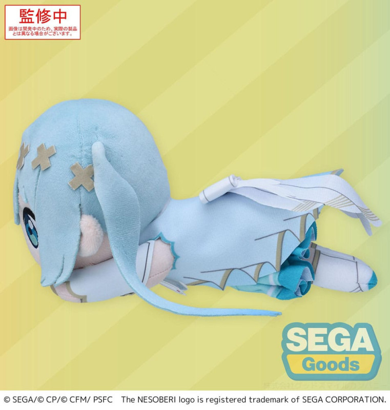 COLORFUL STAGE! The Movie: A Miku Who Can't Sing Nesoberi Lay-Down Plush Figure Hatsune Miku Unshutt 1