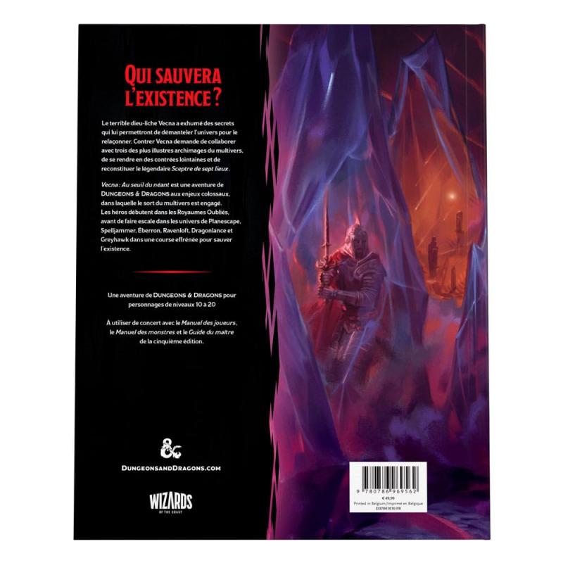 Dungeons & Dragons RPG Adventure Vecna : Au seuil du néant french