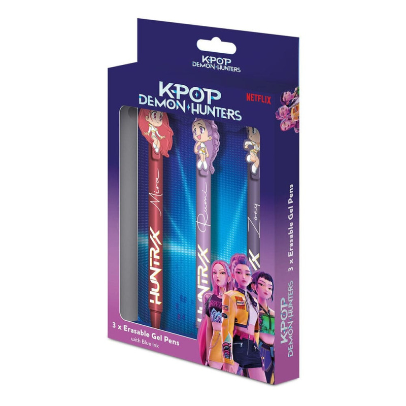 KPop Demon Hunters Gel Pens 3-Pack Erasable 1