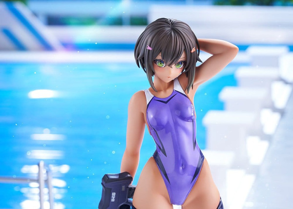 Arms Note PVC Figure 1/7 Buchou-chan of the Swimming Club Purple Swimsuit Ver. 22 cm 8