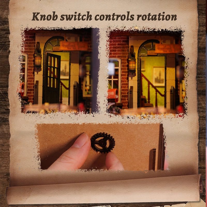 Book Nook Rose Detective Agency 23 x 11 cm 6