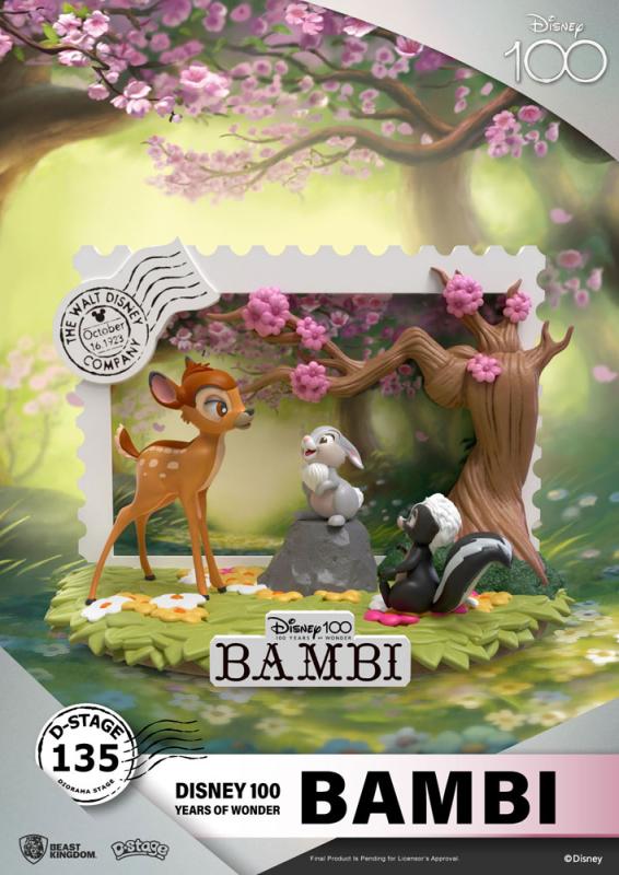 Disney 100th Anniversary D-Stage PVC Diorama Bambi 12 cm
