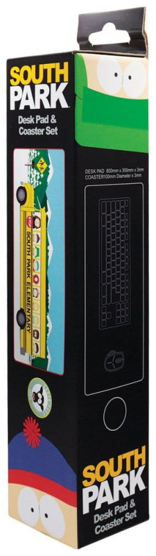 South Park Desk Pad & Coaster Set Elementary School Bus 1