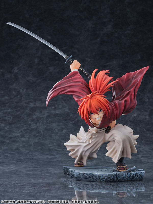 Rurouni Kenshin: Meiji Kenkaku Romantan Kyoto Douran PVC Statue 1/6 Kenshin Himura Amakakeruryuunohi 2